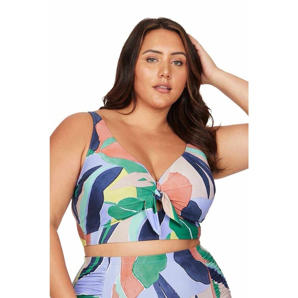 Artesands L'Avana Cezanne Bikini Top Size 20 Underwire Multicolored NWT